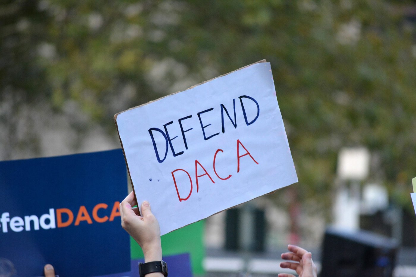 A DACA protest