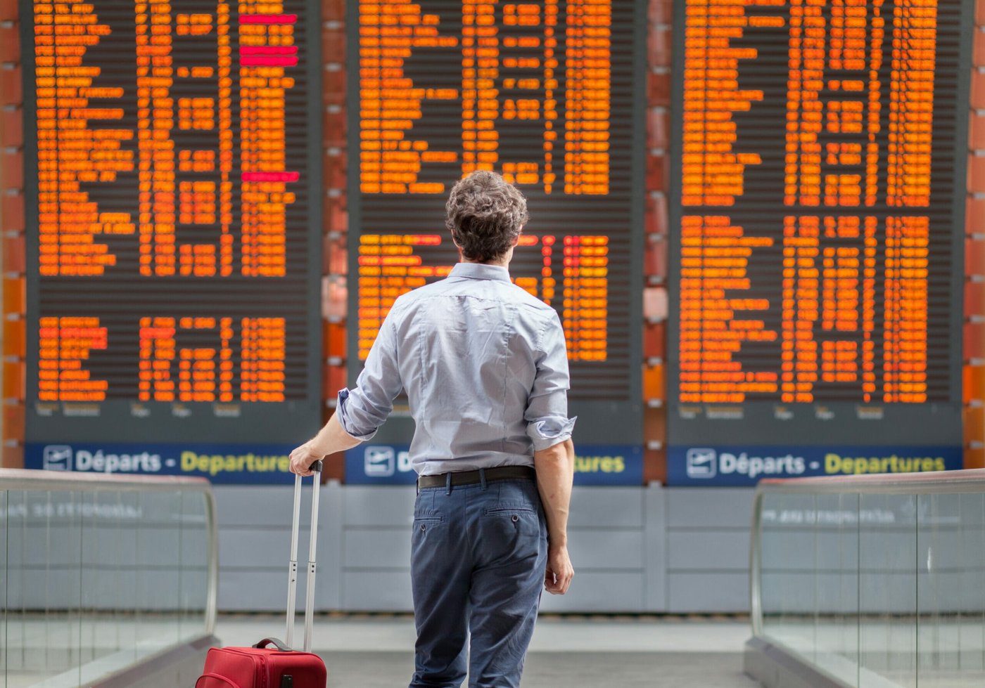 Traveler in Airport
