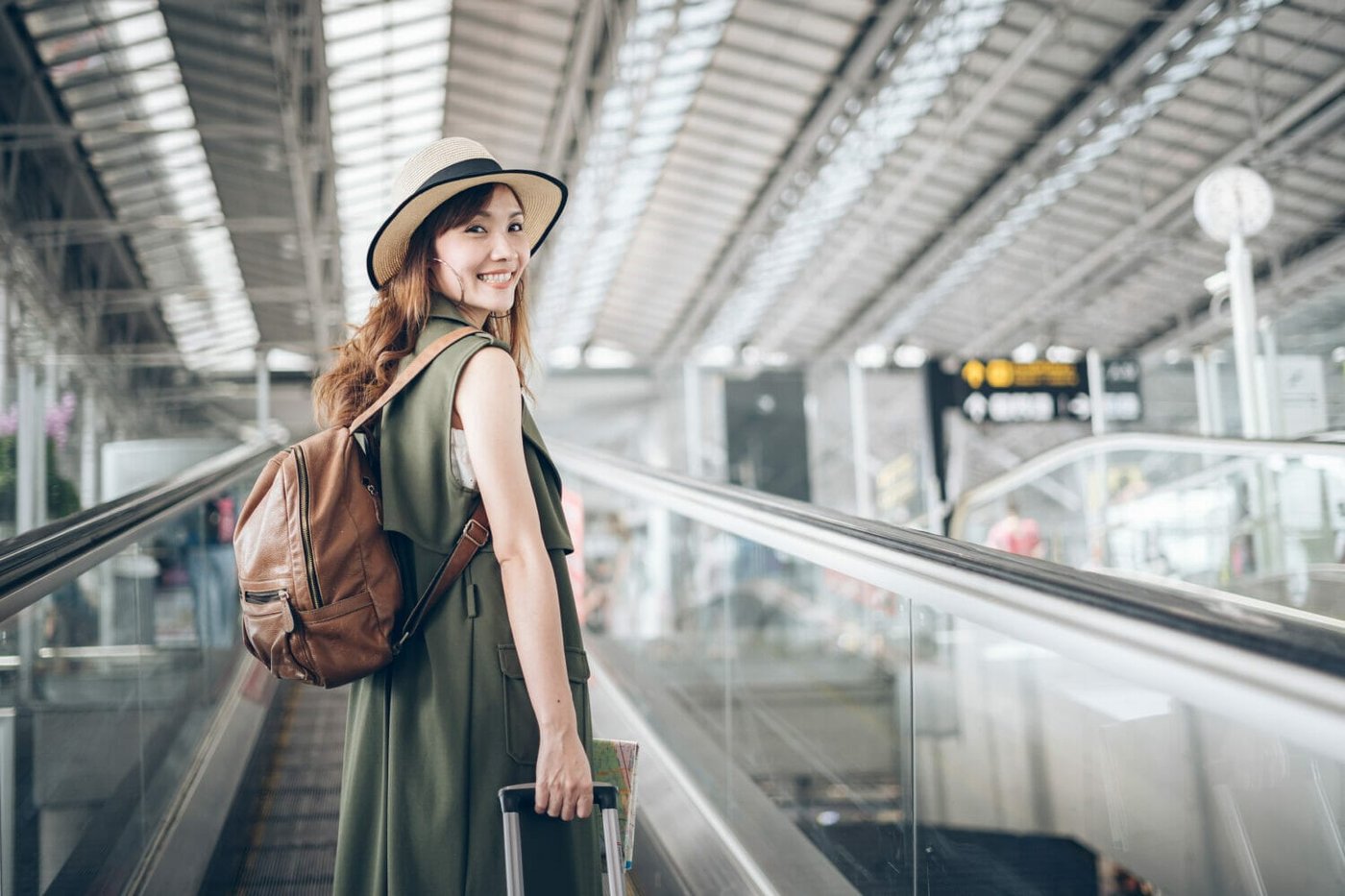 A tourist on a travel visa in the U.S. 