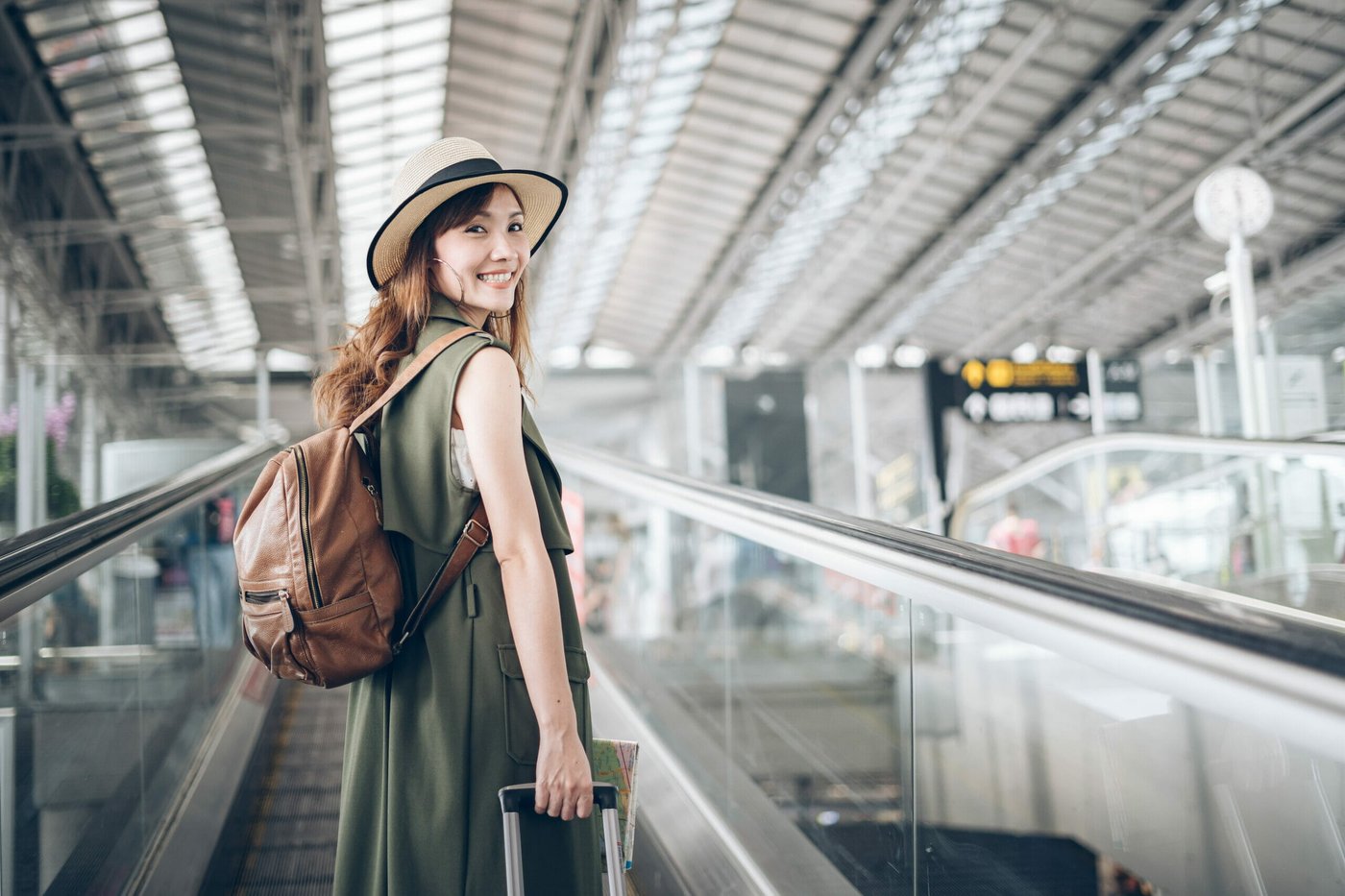 A tourist on a travel visa in the U.S.