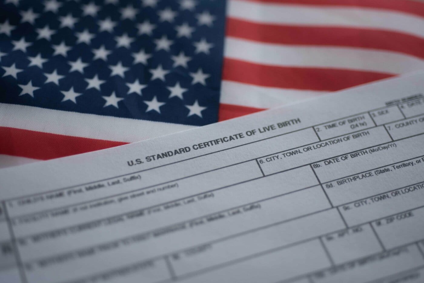 Birthright citizenship form