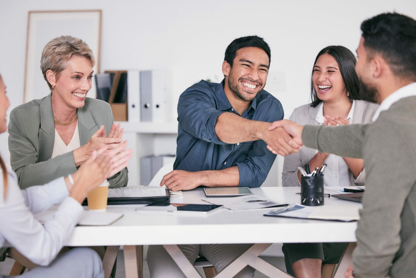New foreign employee first day in office