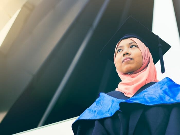 Female graduate