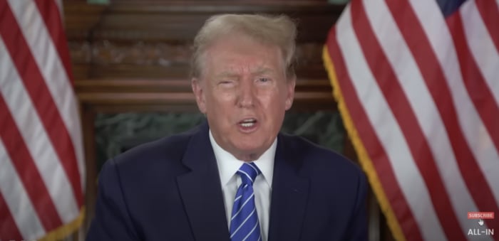 Trump talks about immigration