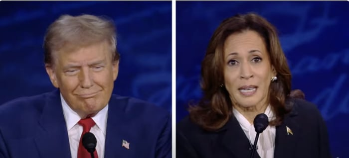 Trump and Harris debate immigration