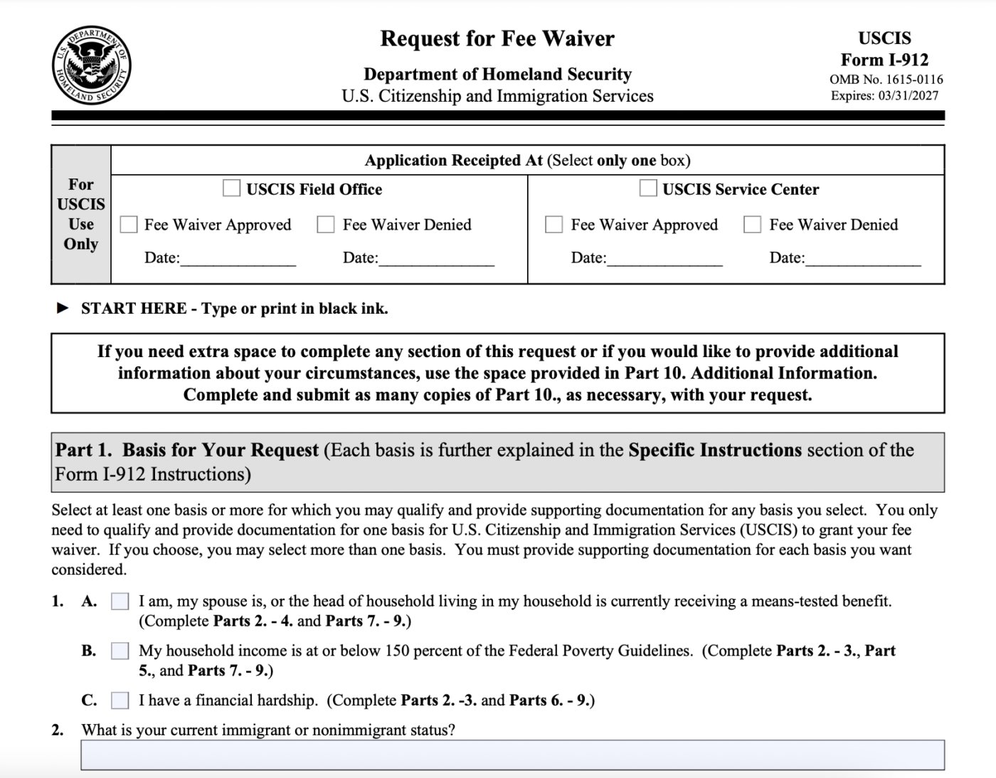 Screen Shot 2024-11-12 at 1.32.09 PM USCIS Form I-912