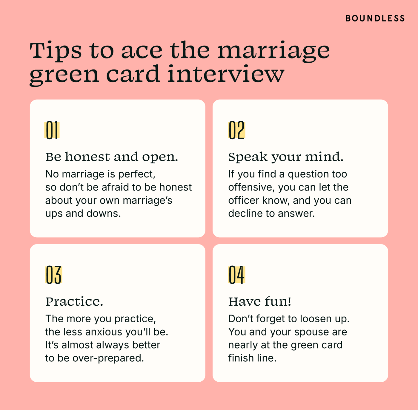 prepare for your marriage green card interview